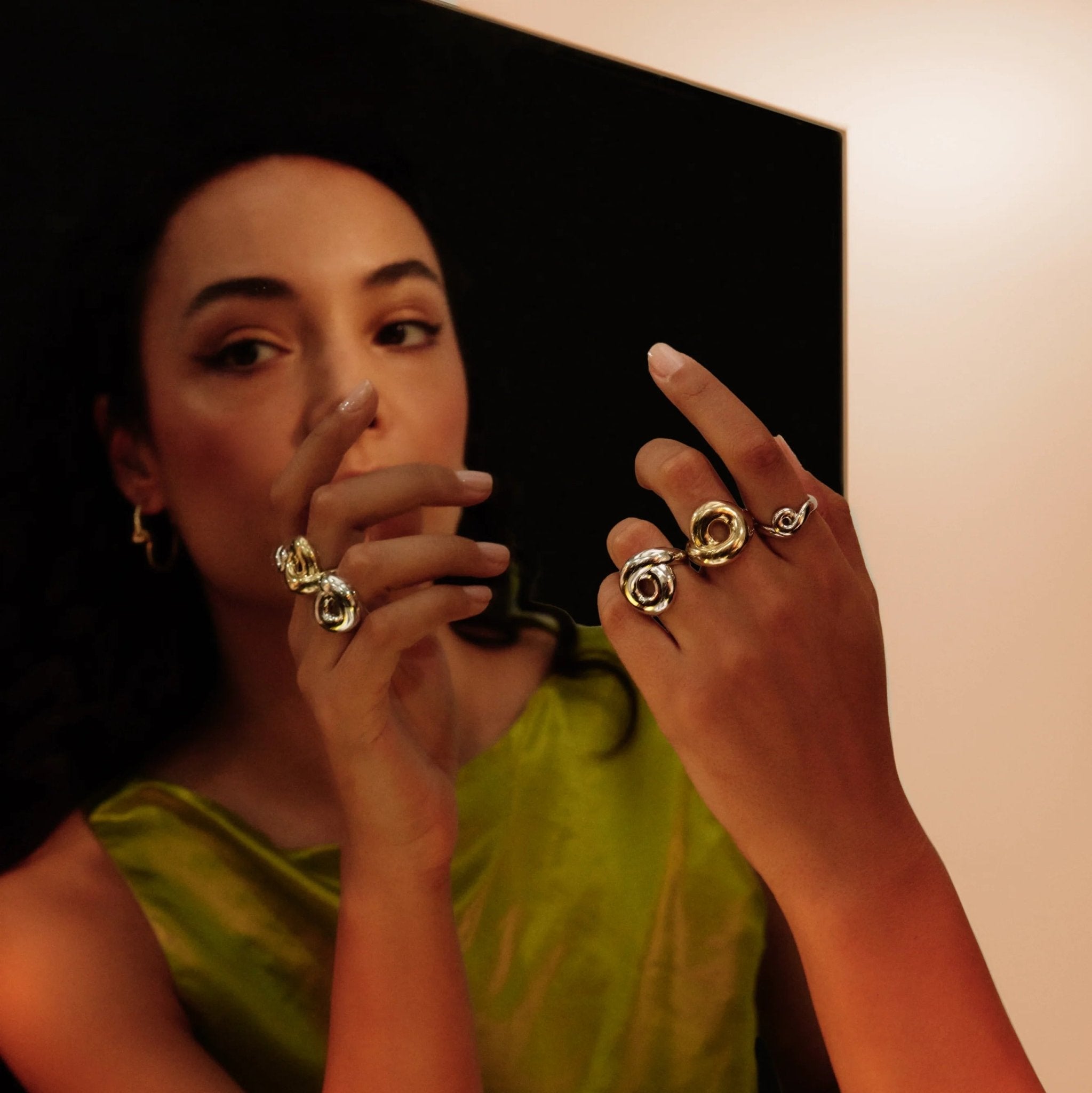 Yellow Gold Tarallo Ring - MUSE Shop