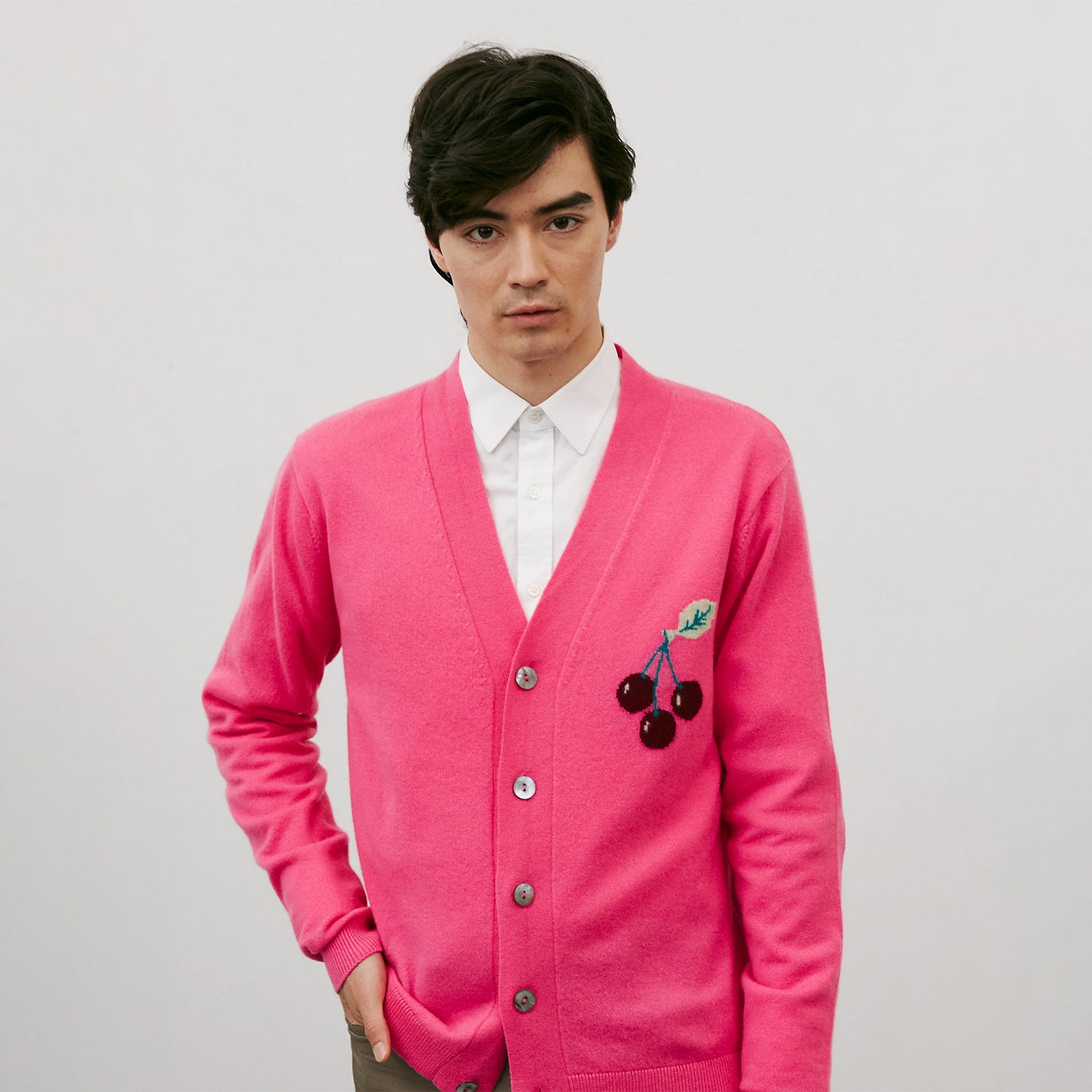 No. 89 Cherries Cardigan