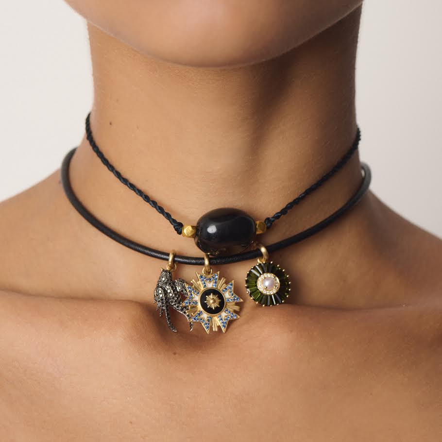 Onyx Chota Cord Necklace