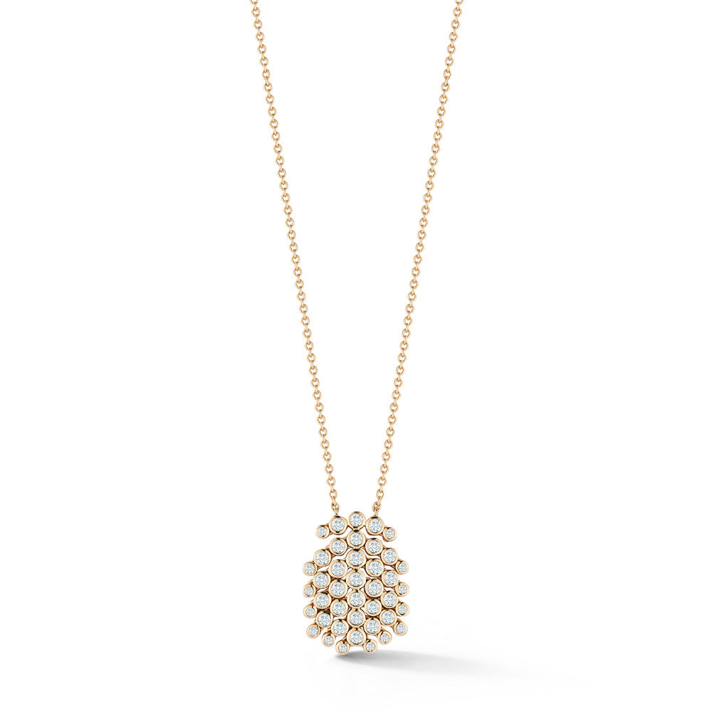 Frisé Pendant Diamond Necklace