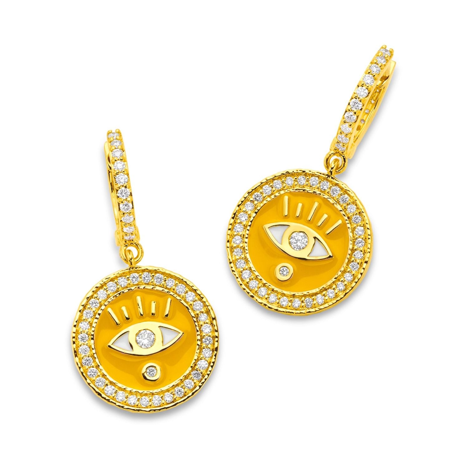 Clementine Evil Eye Earrings
