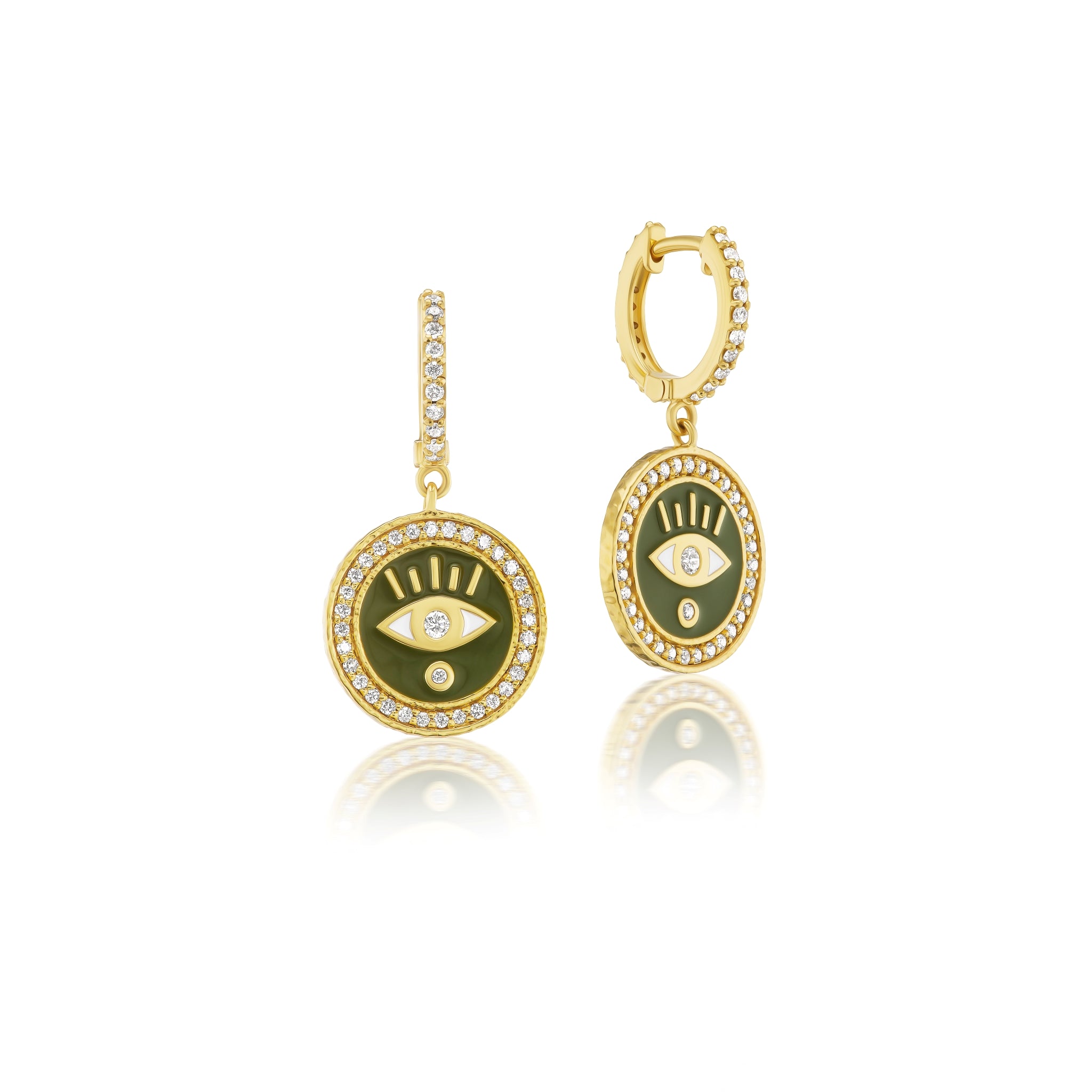 Army Green Huggies with Diamonds