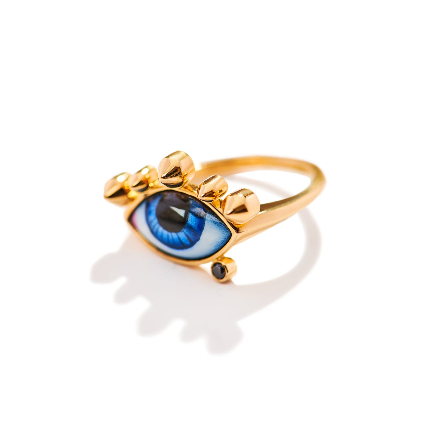 Russe Petit Bleu Chevalier Ring