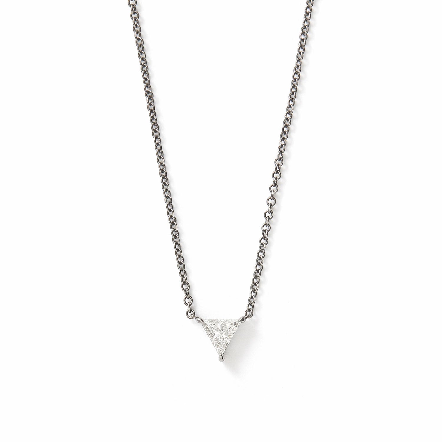 Apex Offset Diamond Necklace