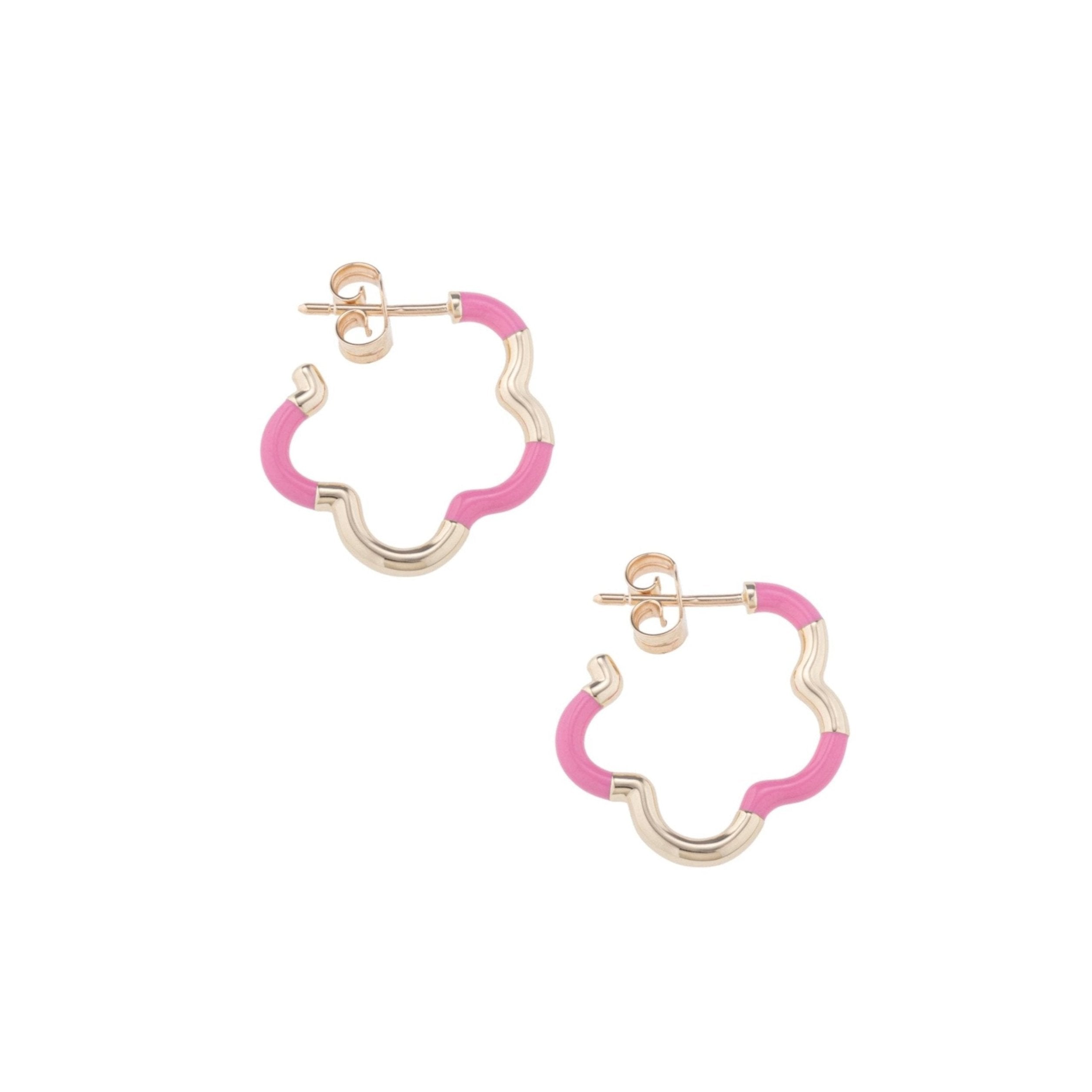 B Mini Pink Earrings