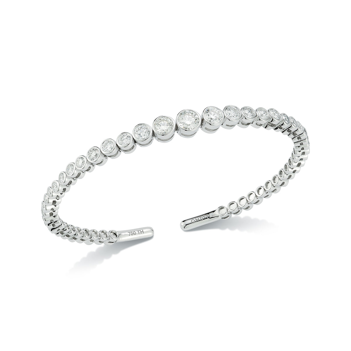 Single Lumiere Bracelet in White Gold