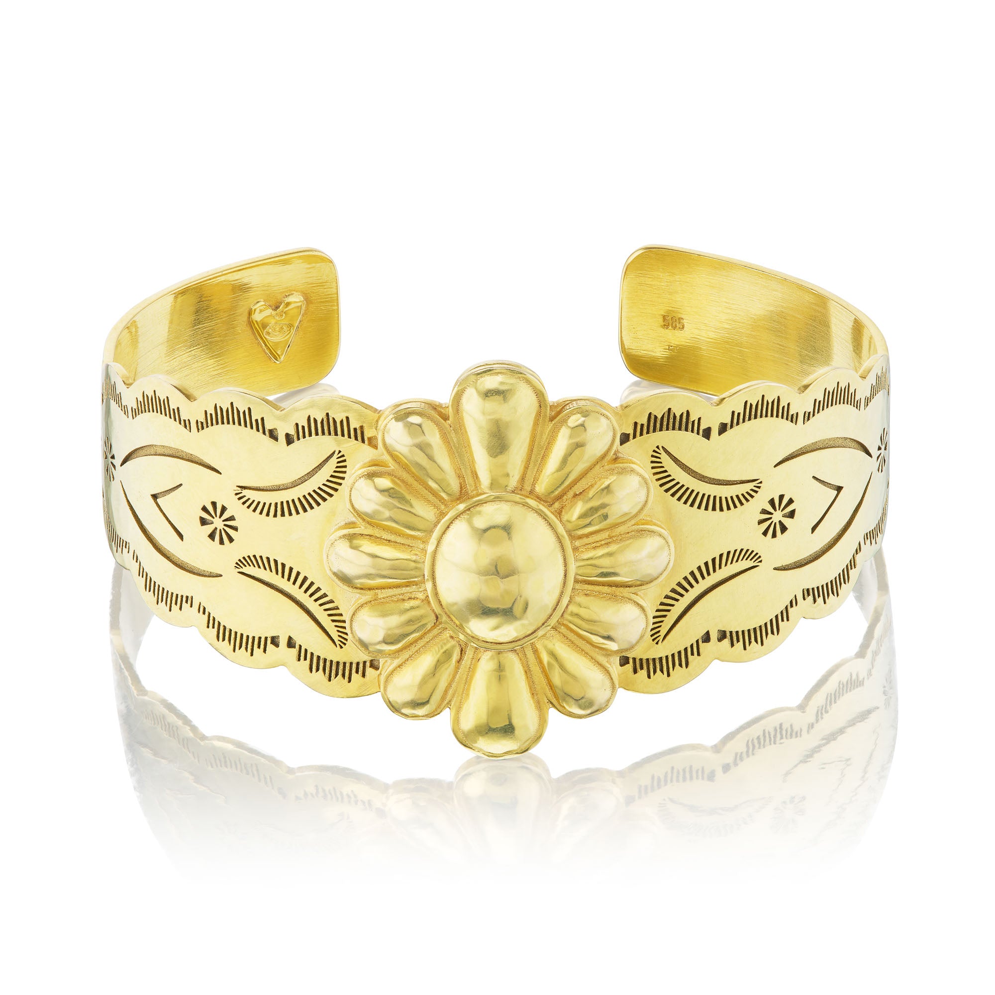 Flower Cuff Bracelet