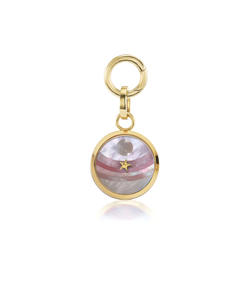 Carpe Diem Pink Moon Charm