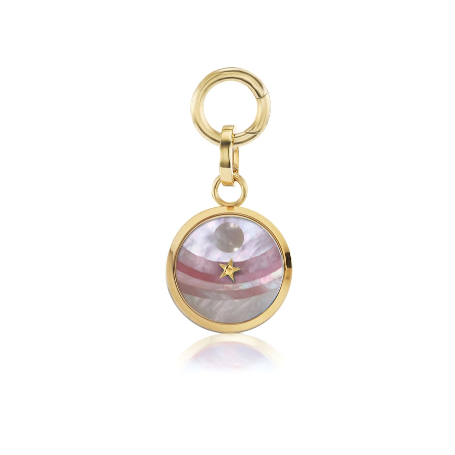 Carpe Diem Pink Moon Charm