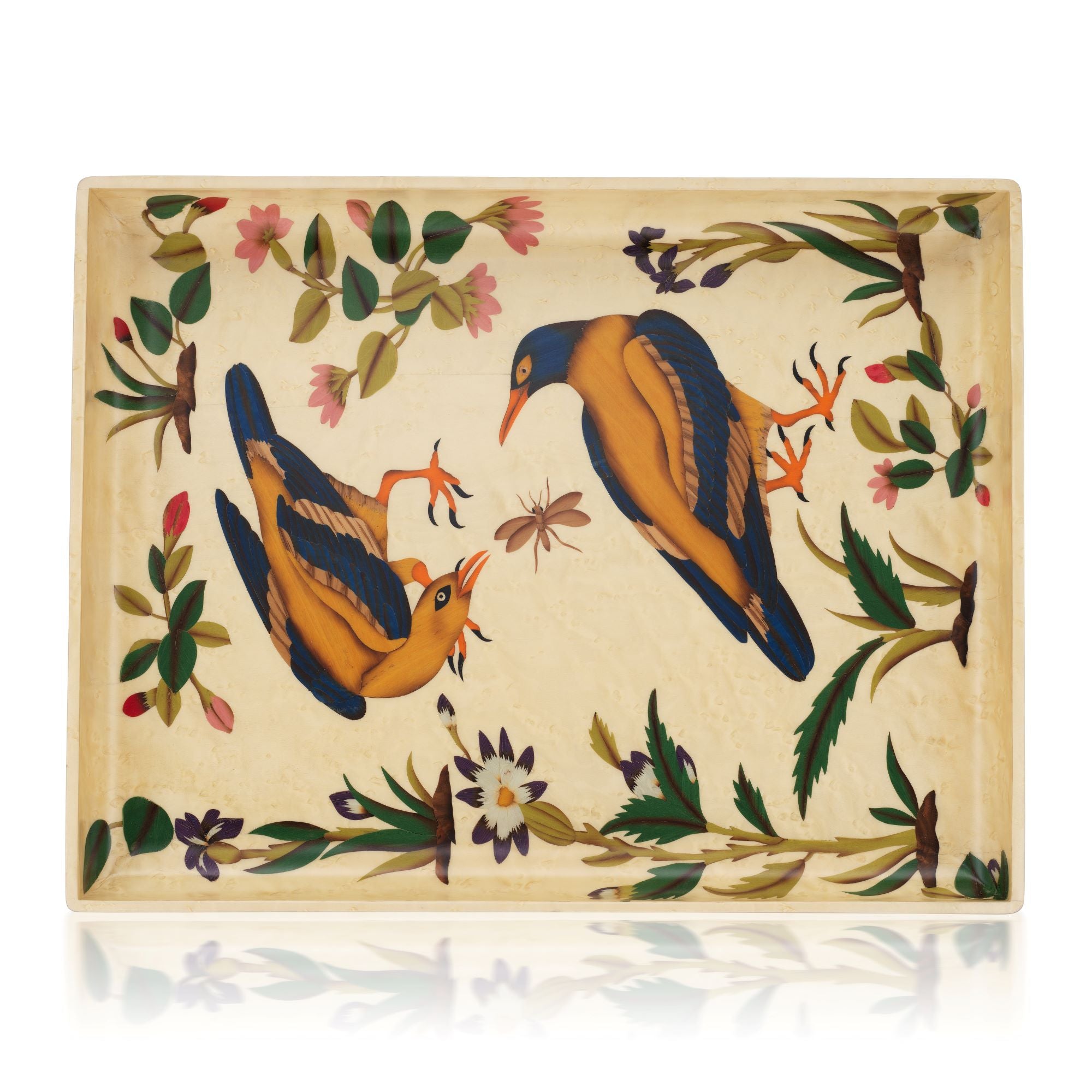 Silk Road Marquetry Tray