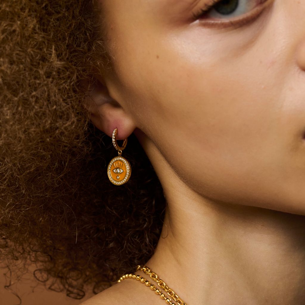 Clementine Evil Eye Earrings