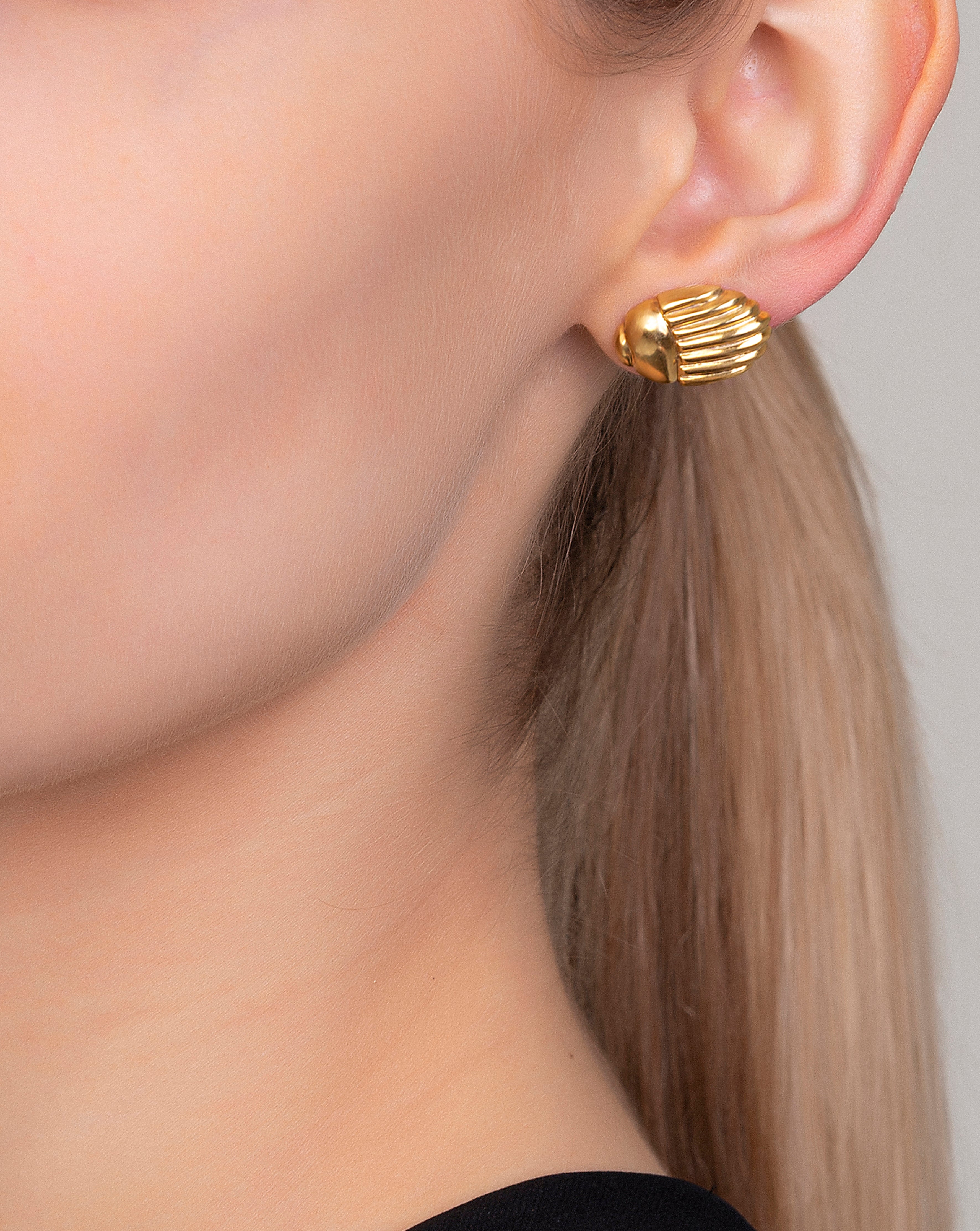 Scarabeus Stud Earrings