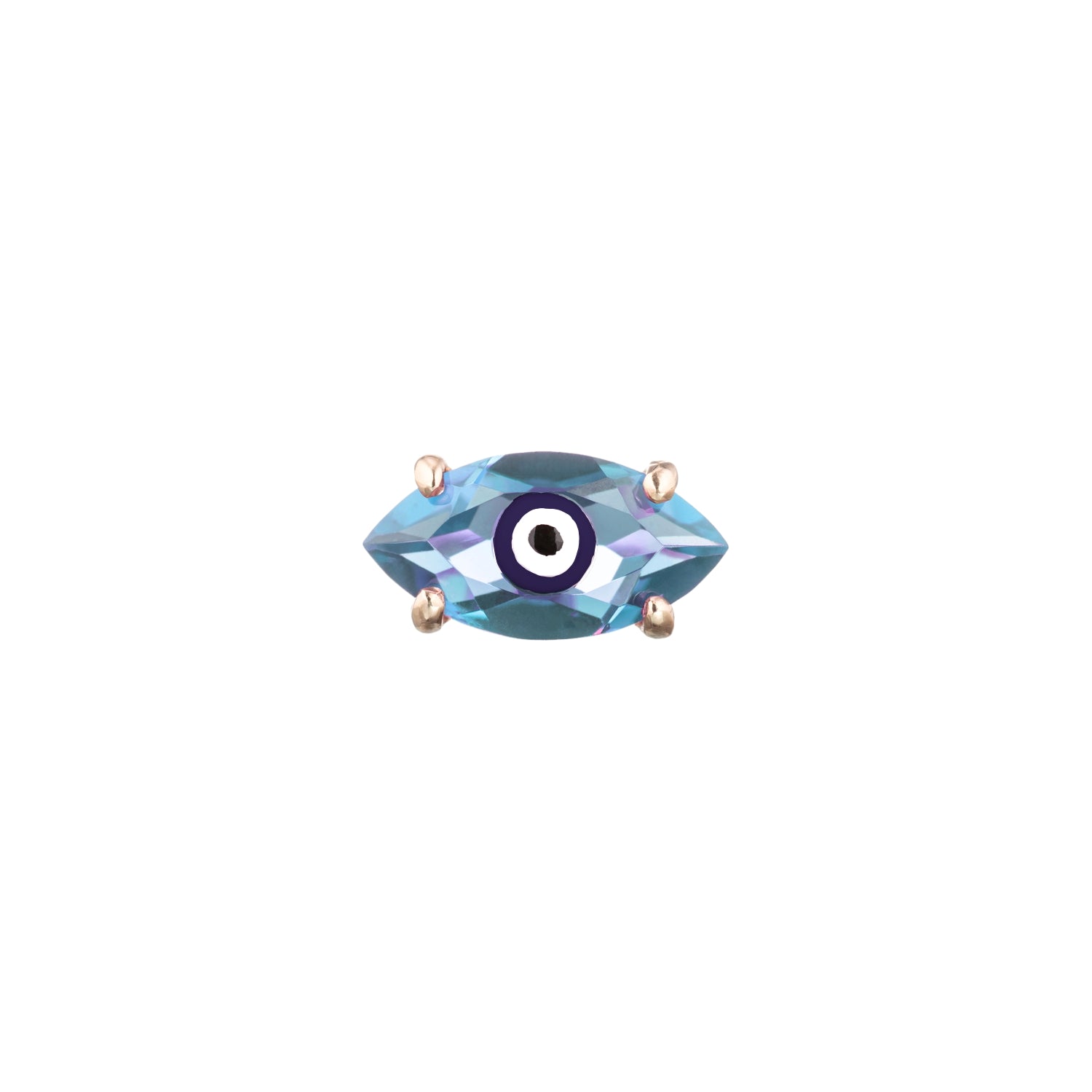 Topaz Big Eye Stud