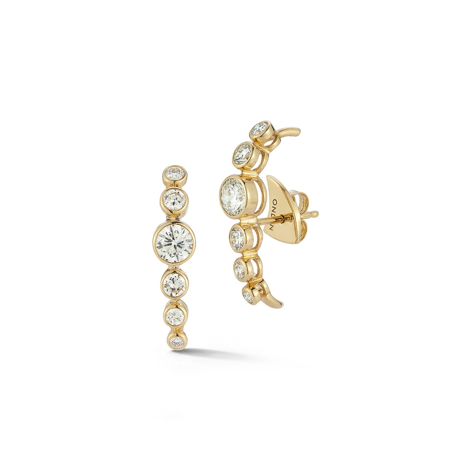 Shimmer Cuff Earrings