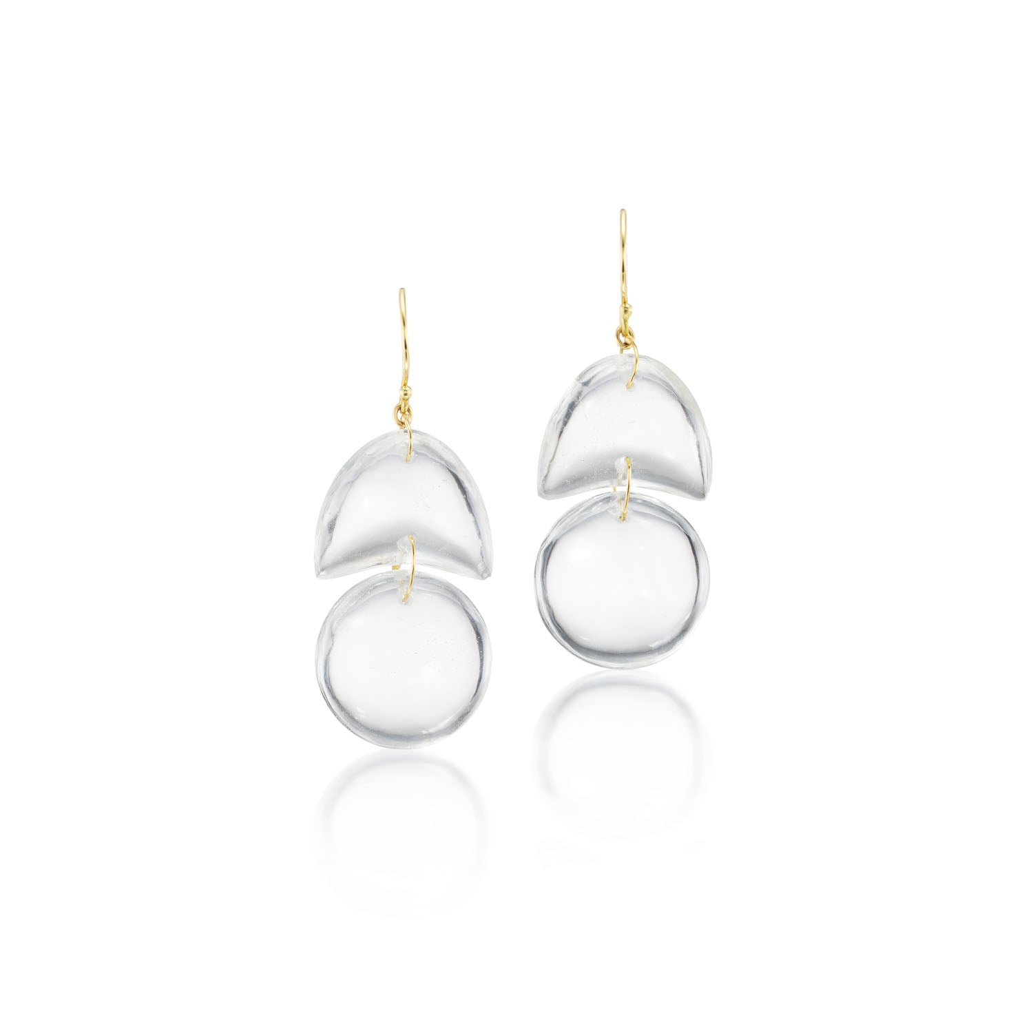 Crystal Tiny Arp Earrings