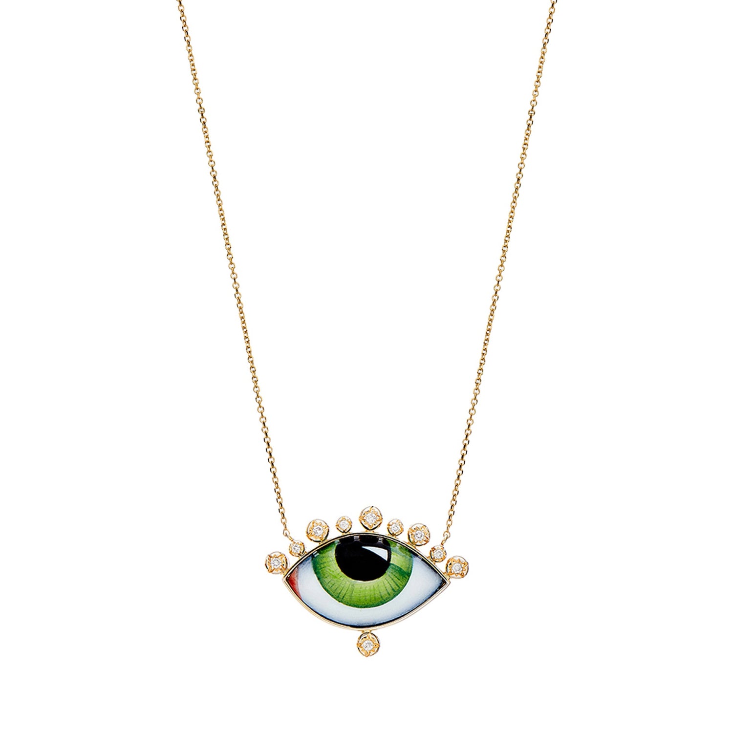 Russe Grand Vert Eye Necklace