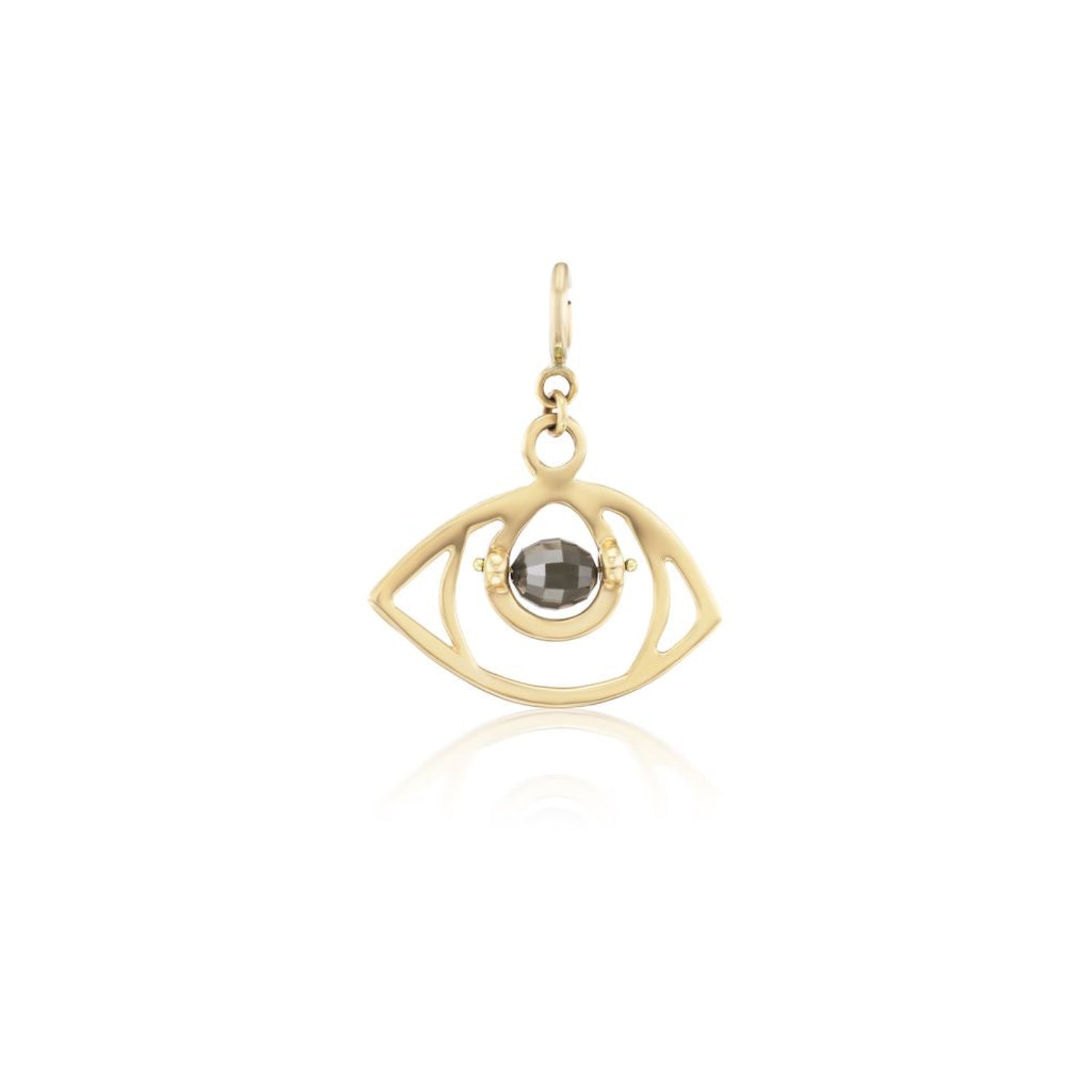 Diamond Bead Eye Charm