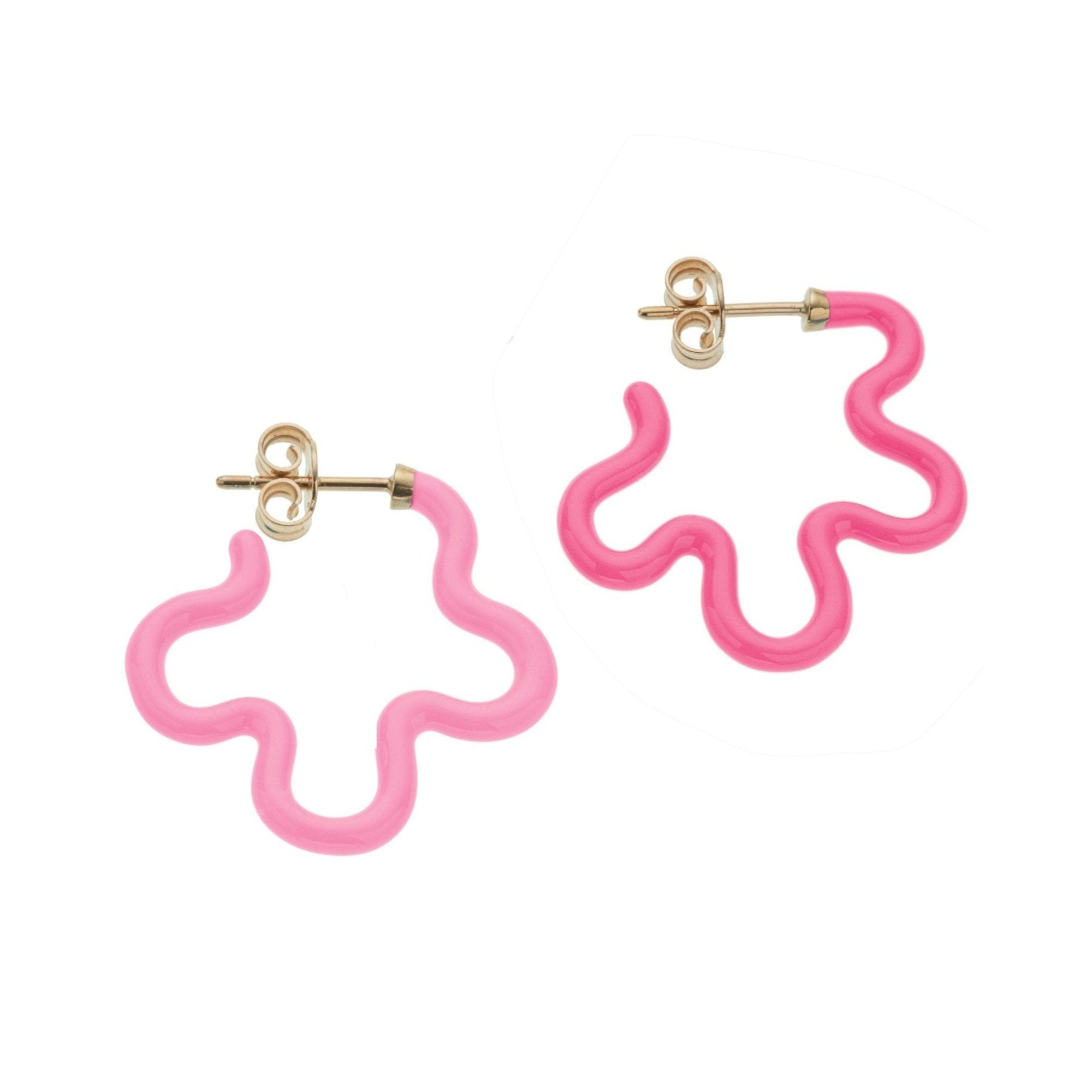 Flower Power Pink & Azalea Earrings