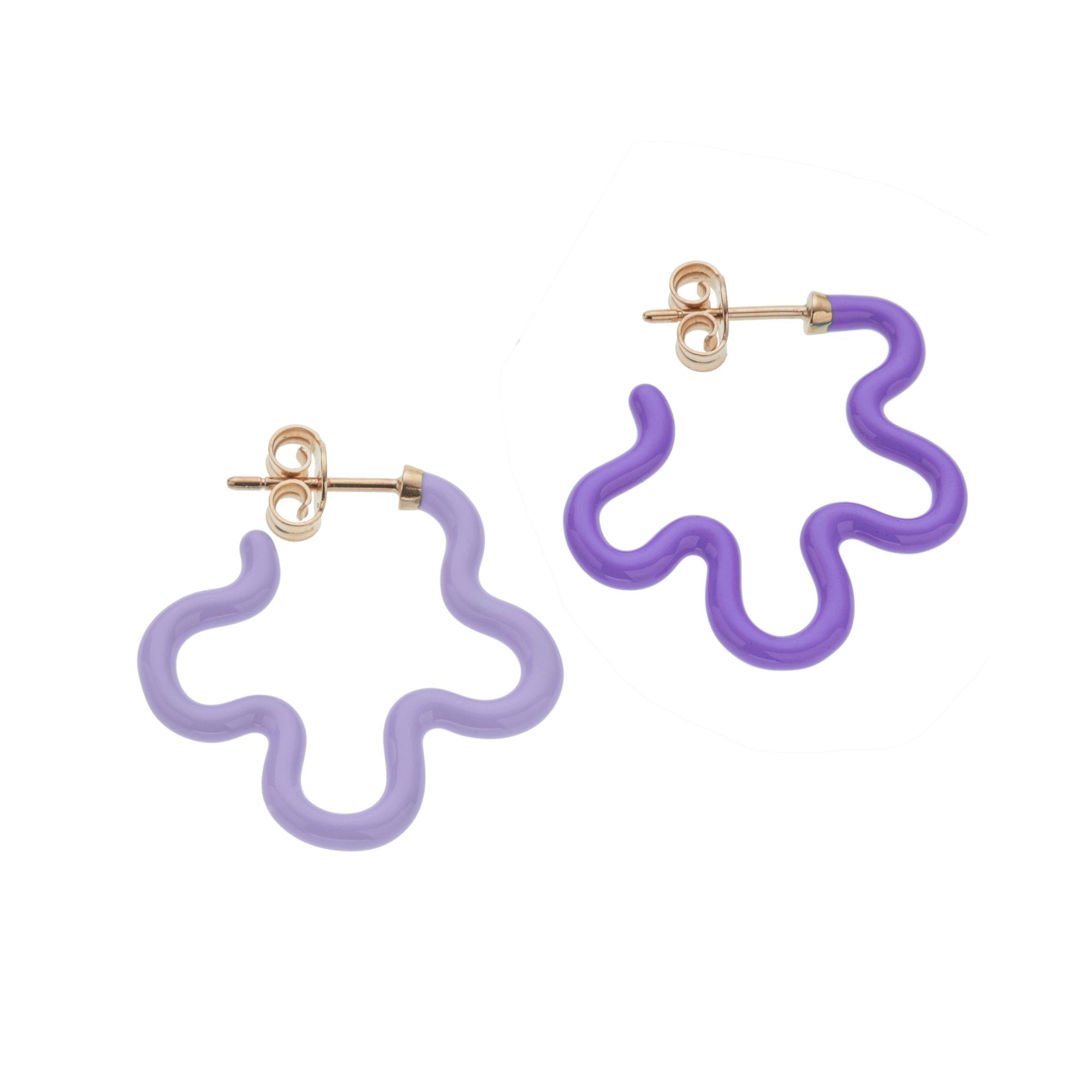 Flower Power Purple & Lavender Earrings