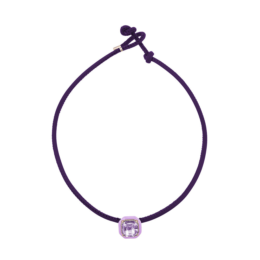 Amethyst Octagon Pop Choker