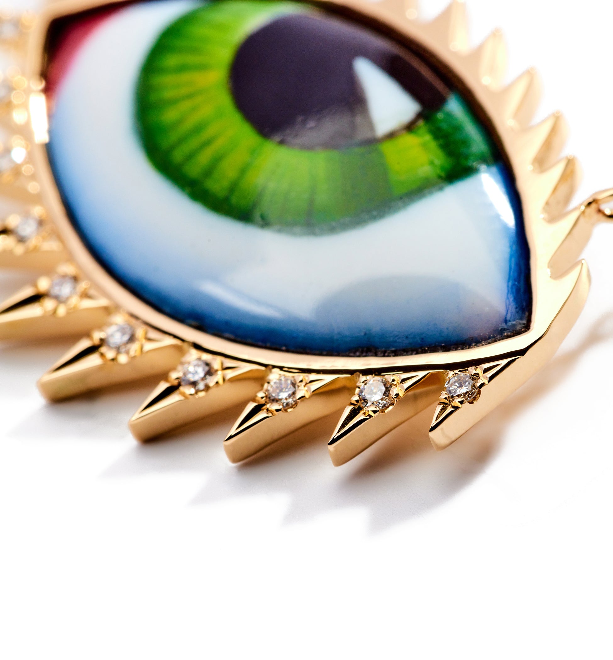 Apollo 13 Grand Vert Diamond Necklace