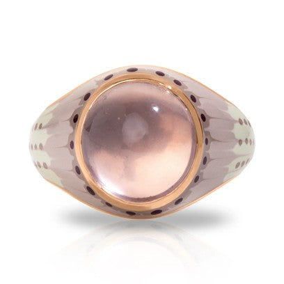 Mood Ring Tie-Dye with Rose Quartz