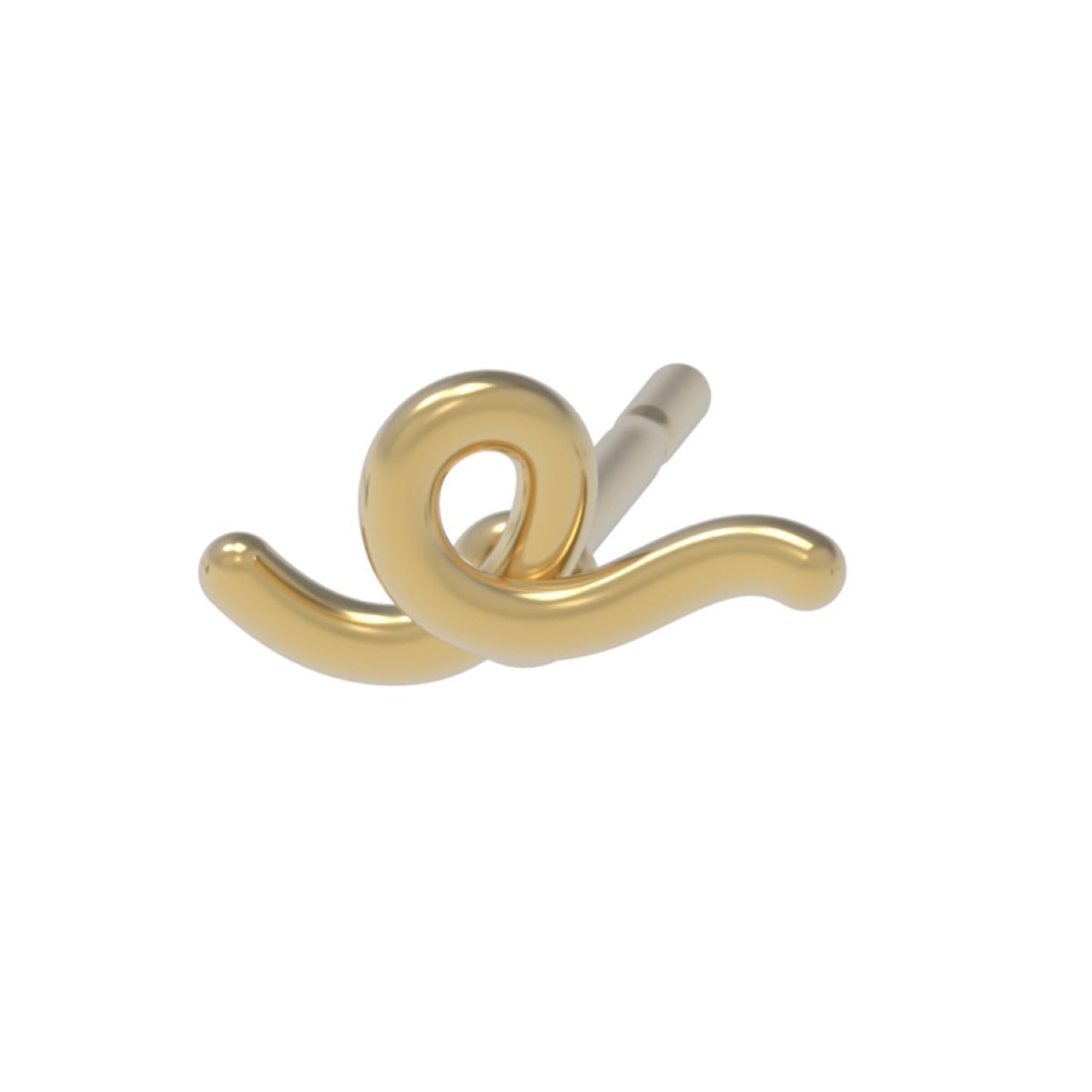 Gold Mini Loop Earring