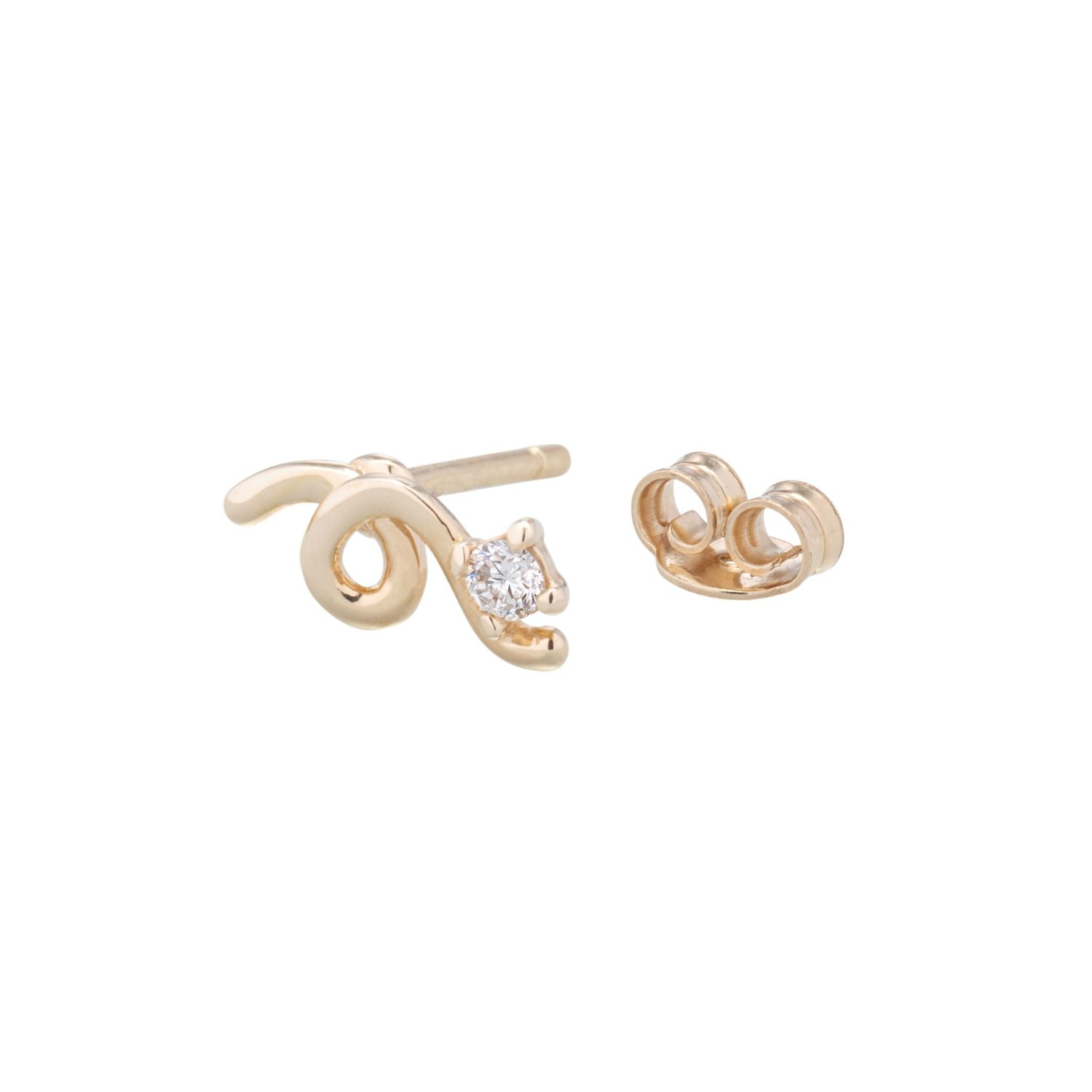 Diamond Mini Loop Earring