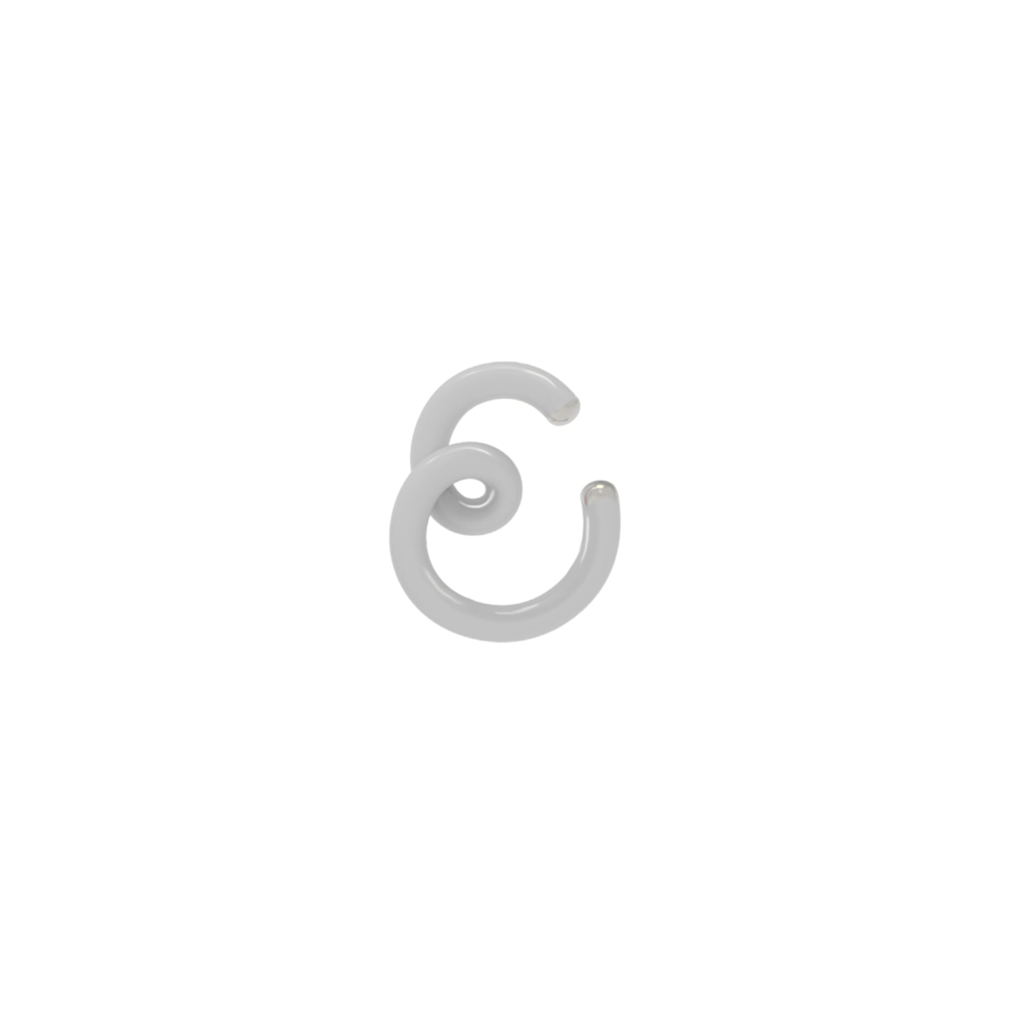 Loop Ear Cuff in Sterling Silver
