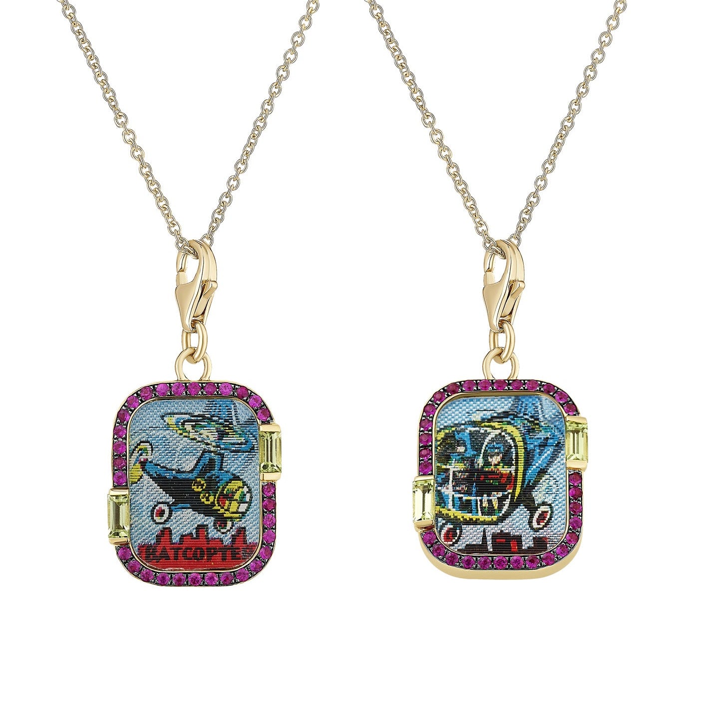 "Helicopter" Lenticular Necklace