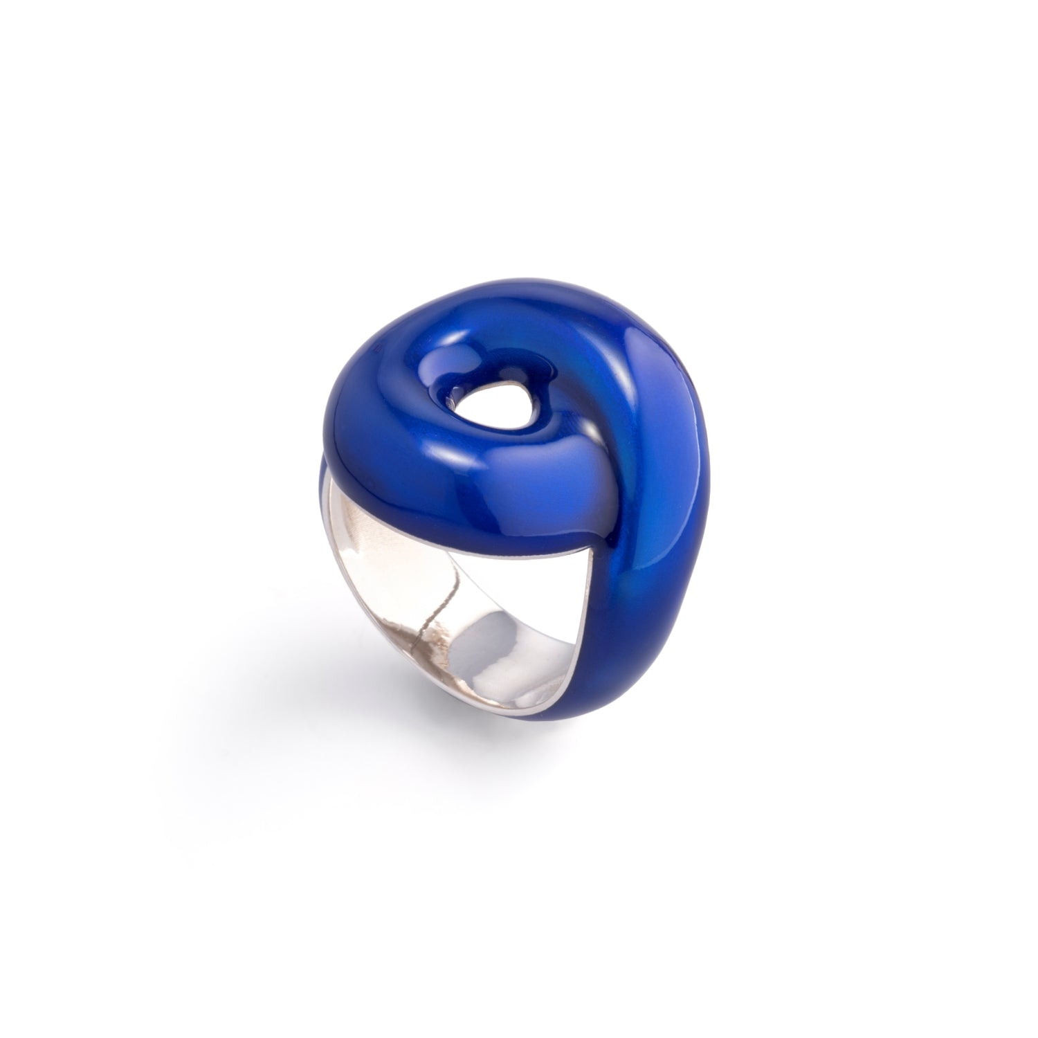 Blue Tarallo Ring
