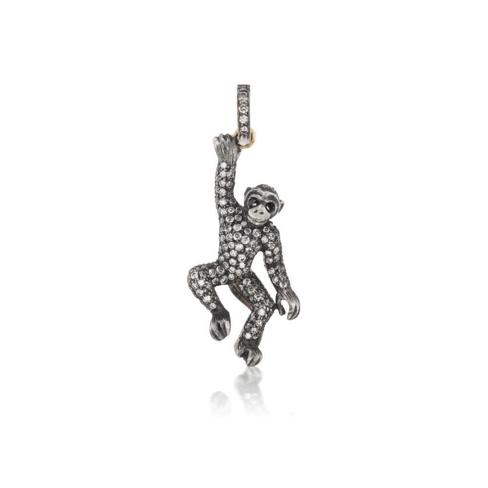 Diamond Monkey Charm