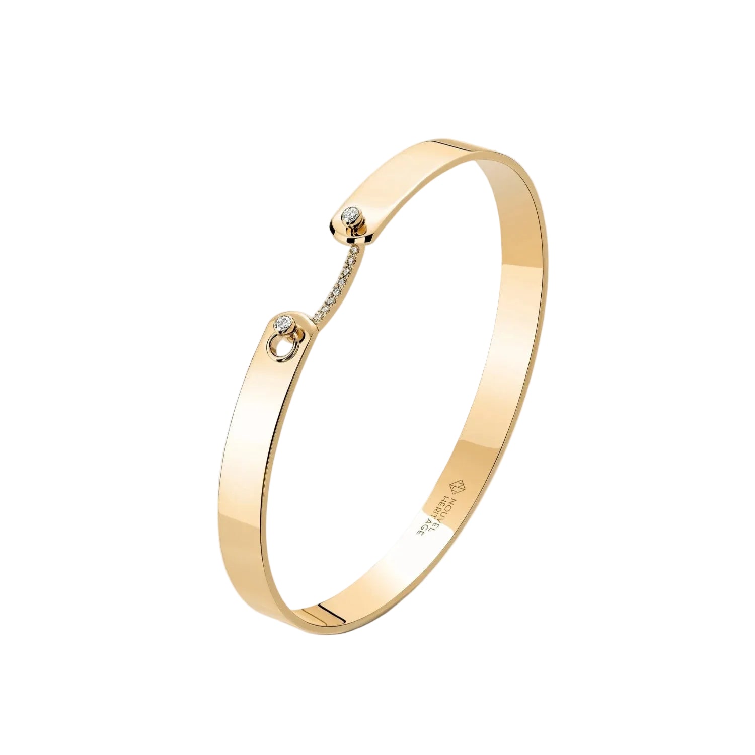 Business Meeting GM Bangle in Yellow Gold