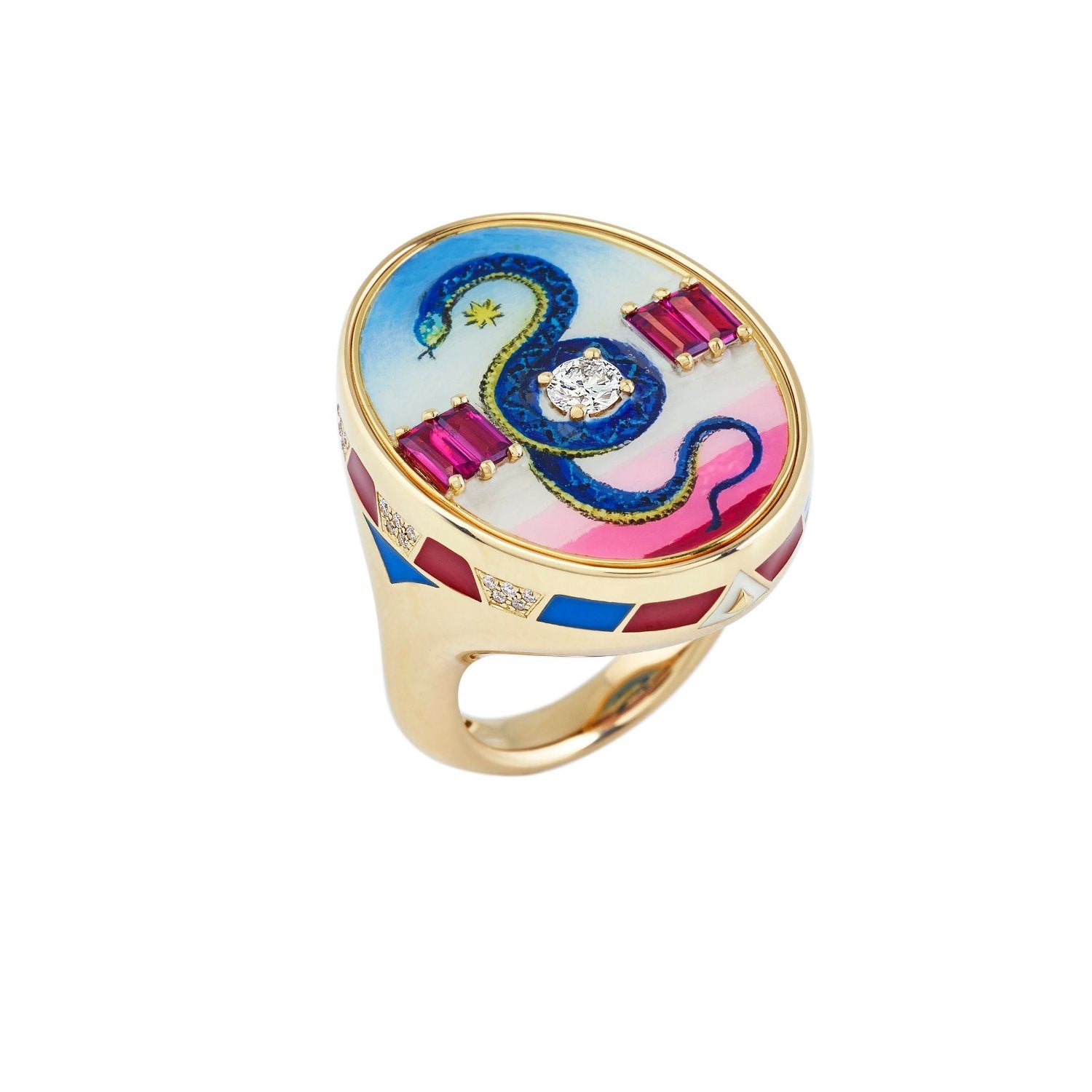 Snaking Beauty Ring