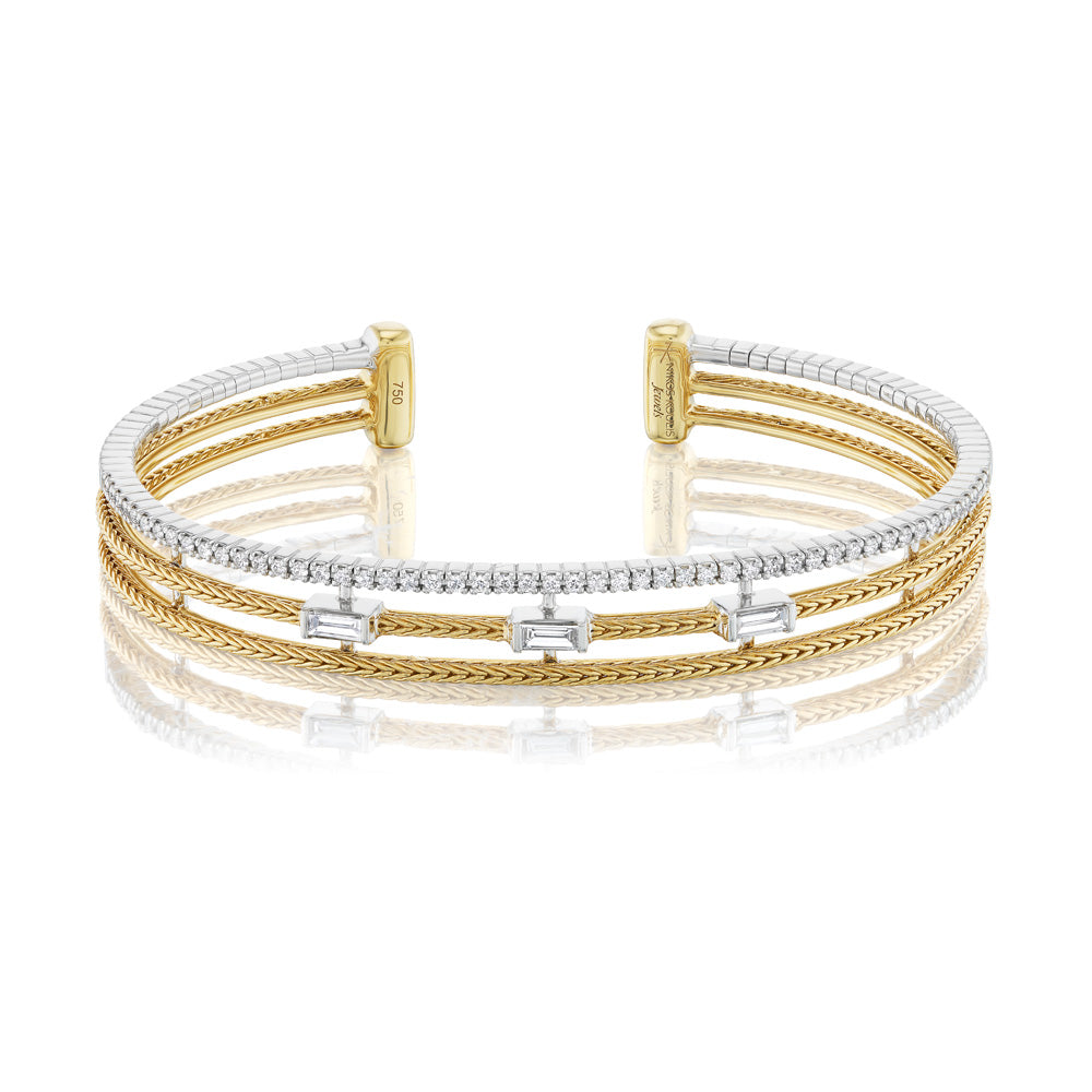 Together Diamond Cuff Bracelet