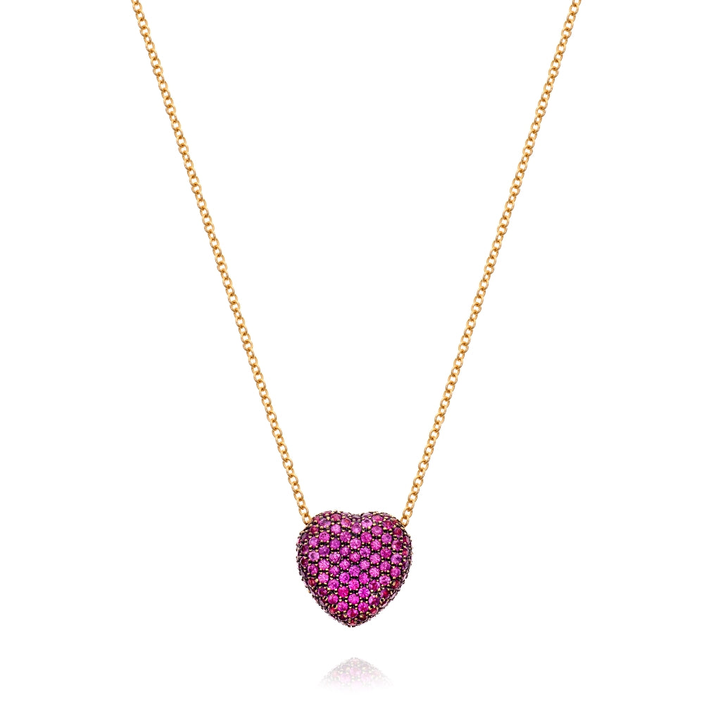 Bella Pink Sapphire Necklace