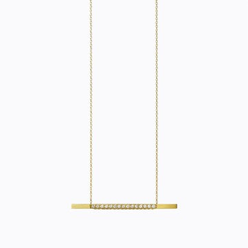 Diamond Bar Necklace