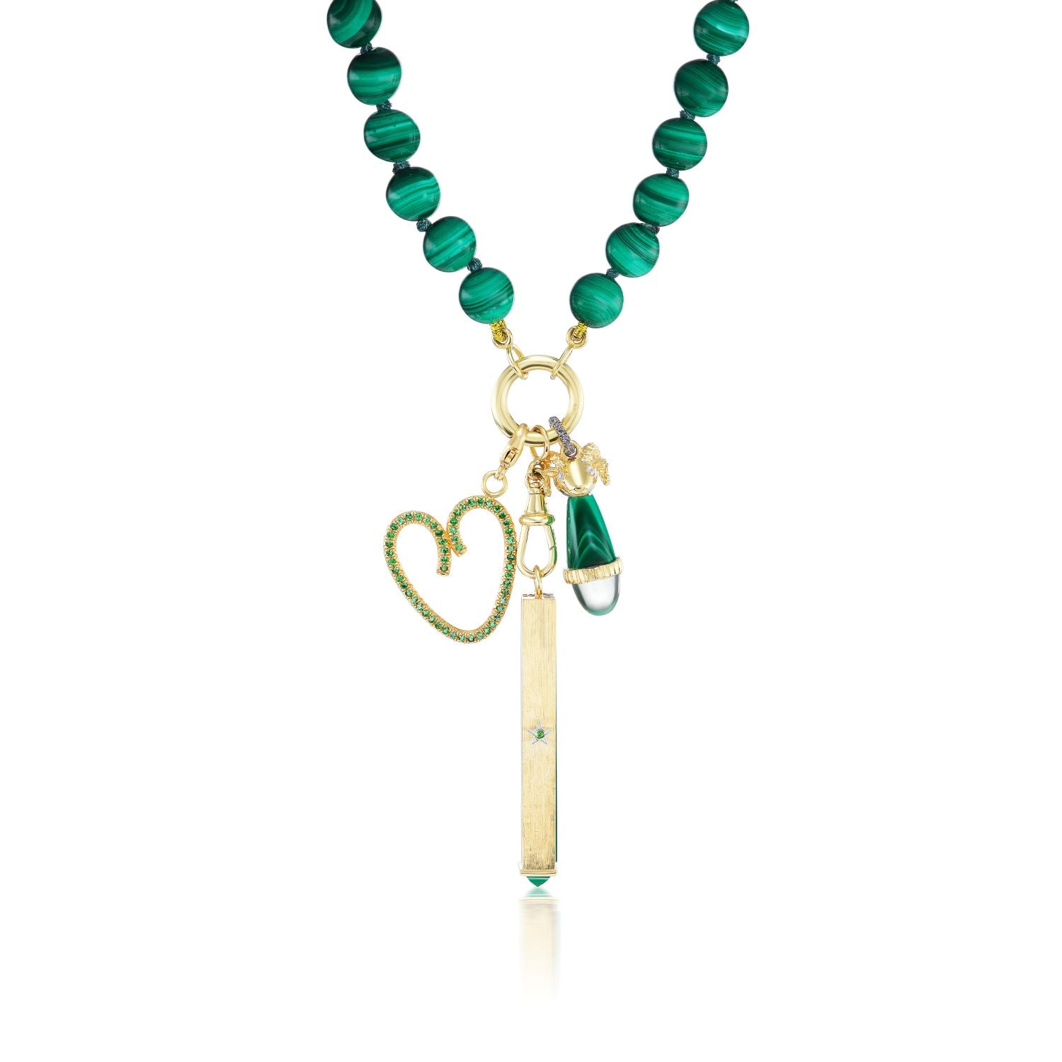 Malachite Beaded Necklace