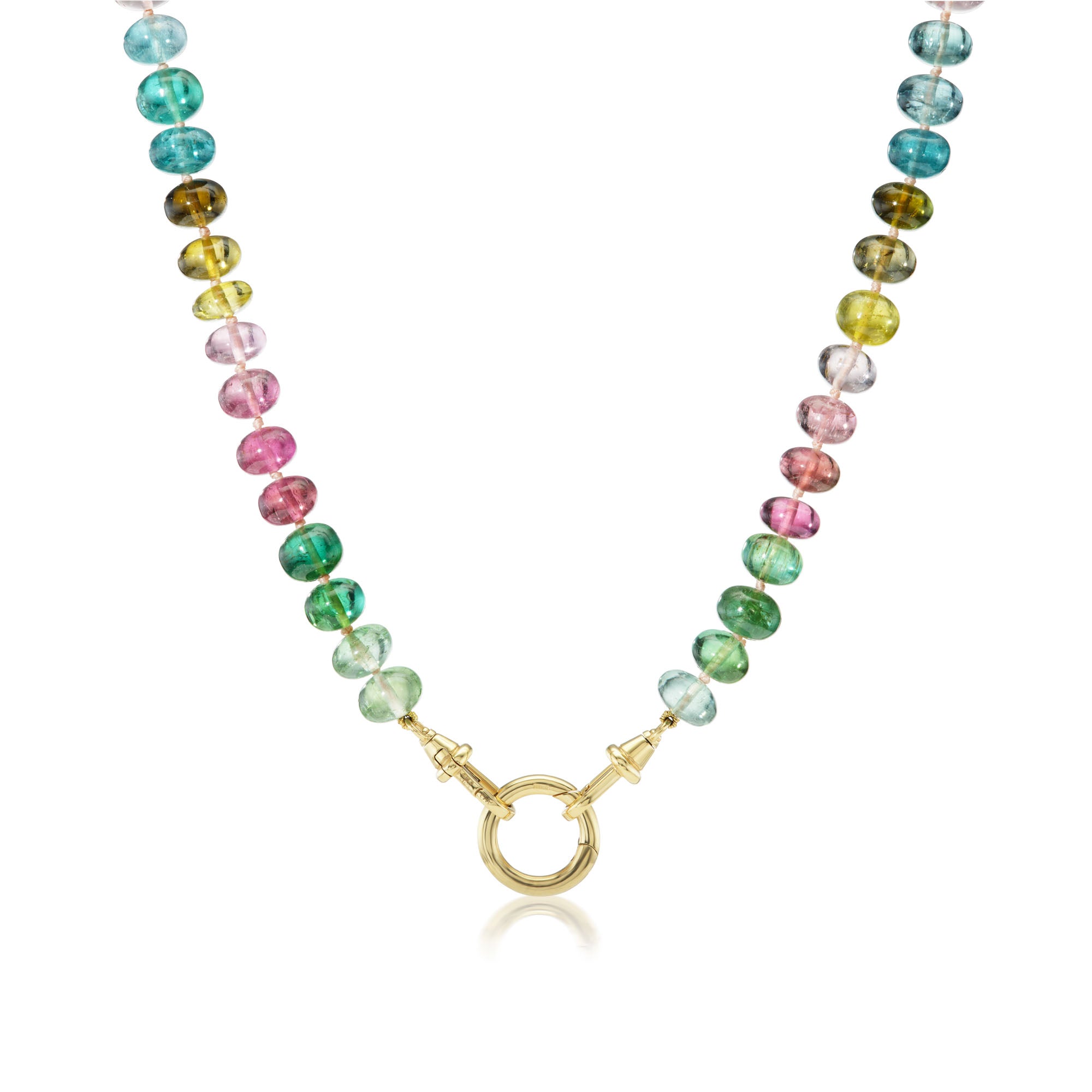Tourmaline Precious Candy Bead Necklace