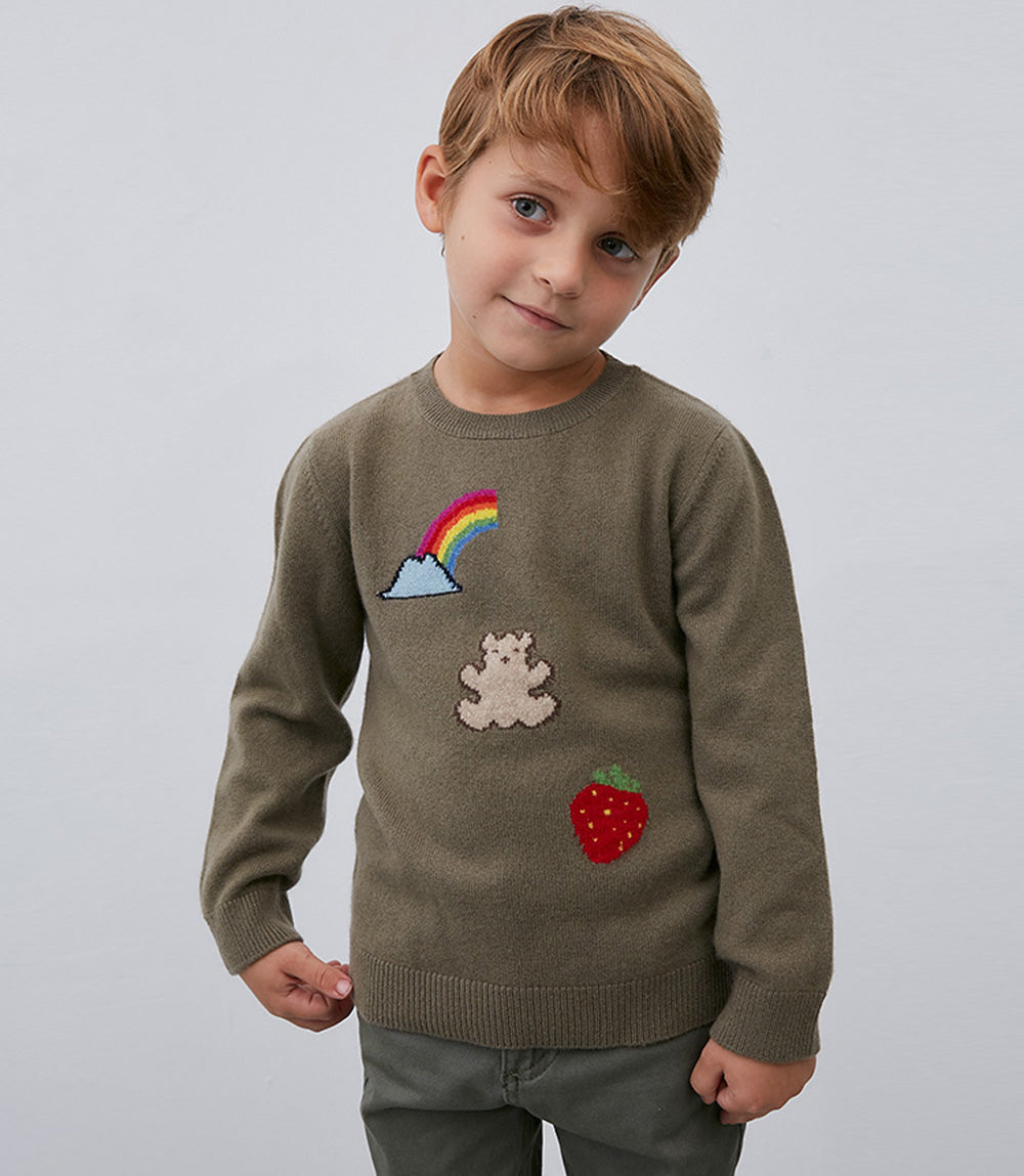 No. 52 Children's Teddybear Sweater