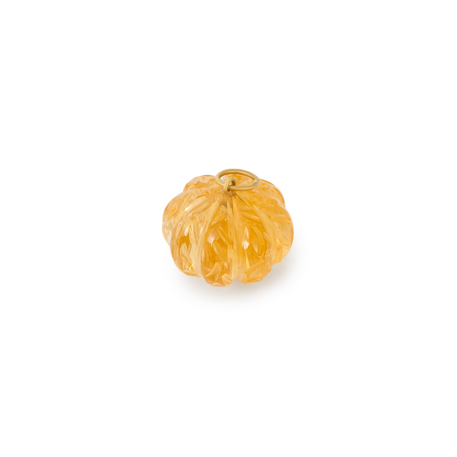 Citrine Star Cherry Charm