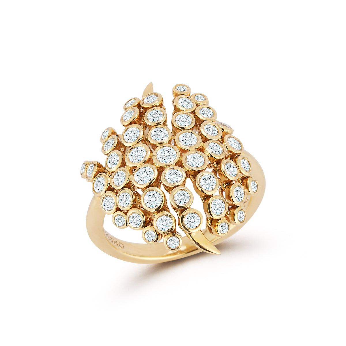 Baby Fringe Ring in Yellow Gold