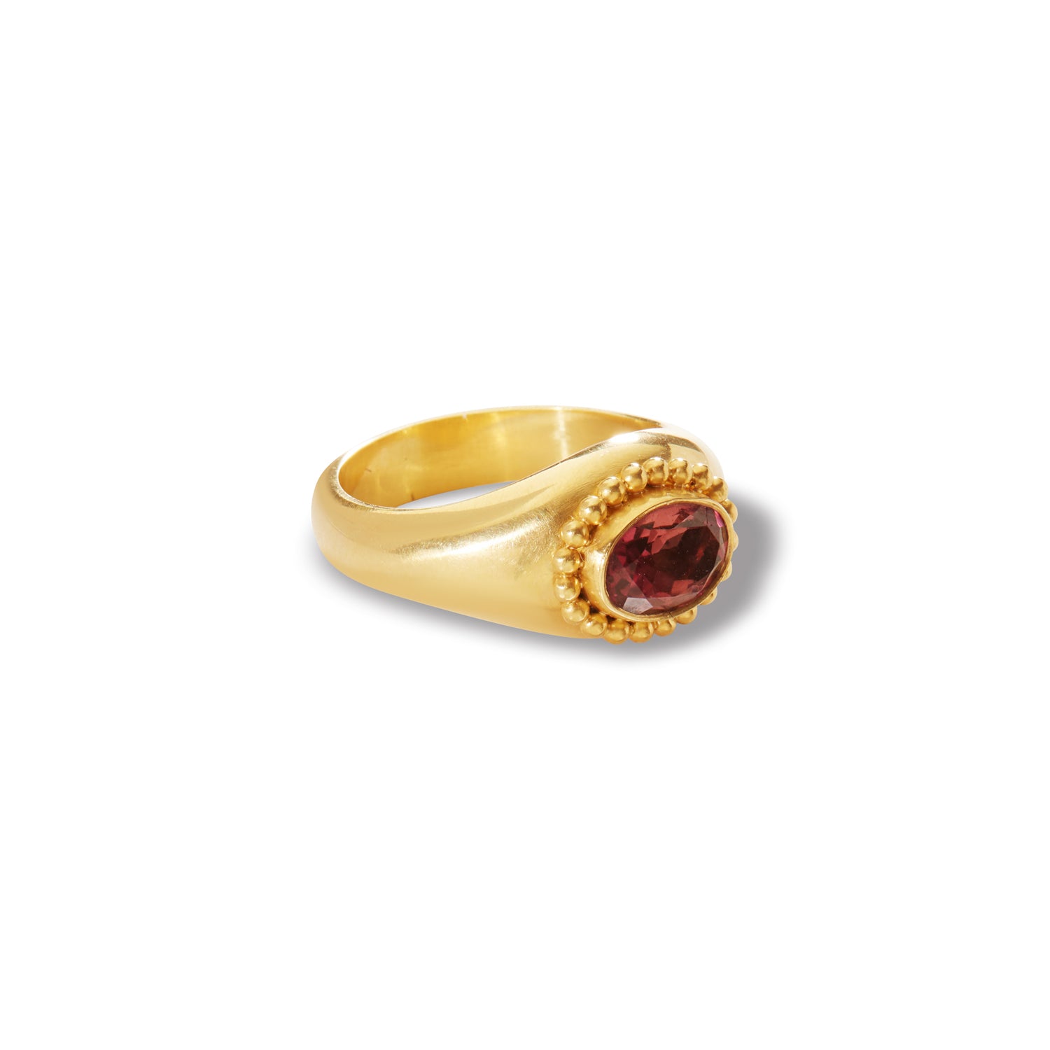 Electra Pink Tourmaline Pinky Ring