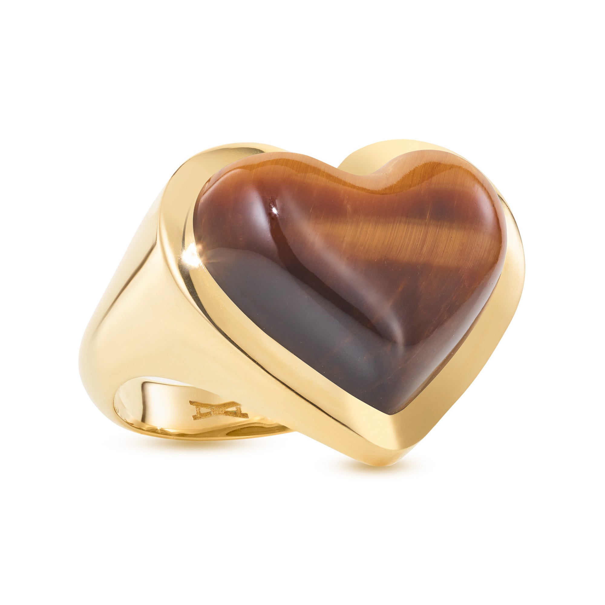 Love Lollipop Ring with Tiger's Eye