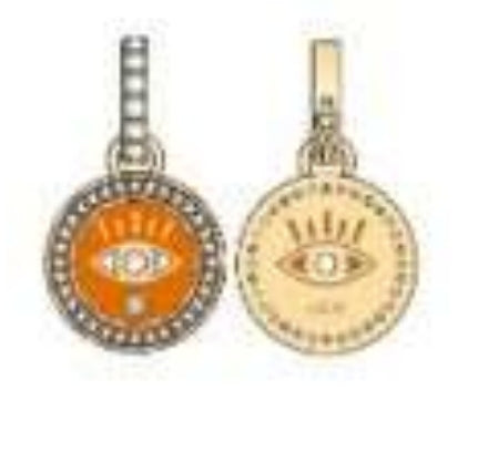 Clementine Evil Coin Pendant