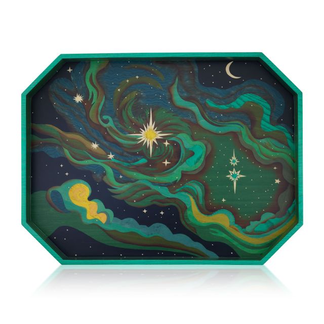 Elphaba's Sky Marquetry Tray