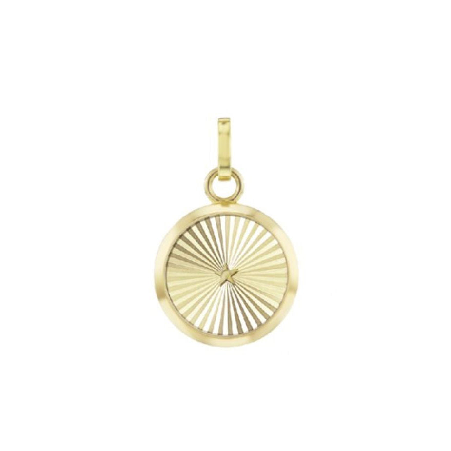 Carpe Diem Pendant in Yellow Gold