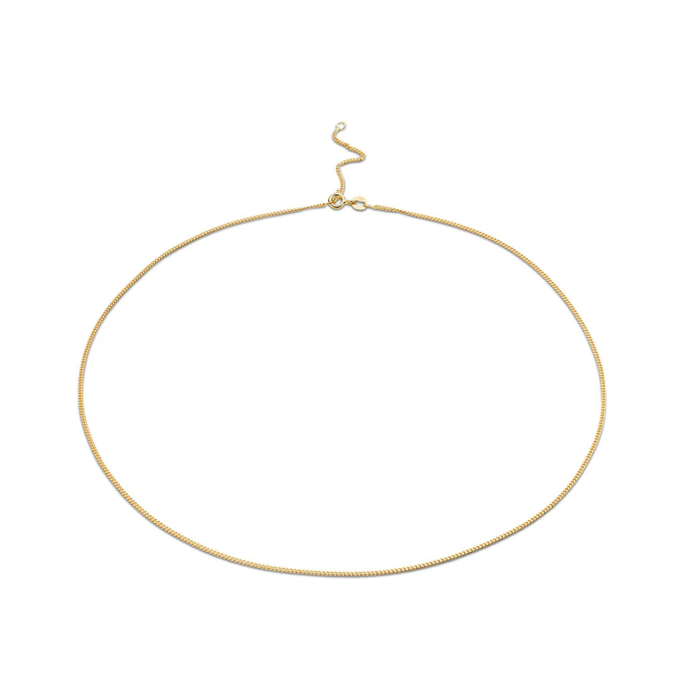 Van Nano Heart Chain in Yellow Gold