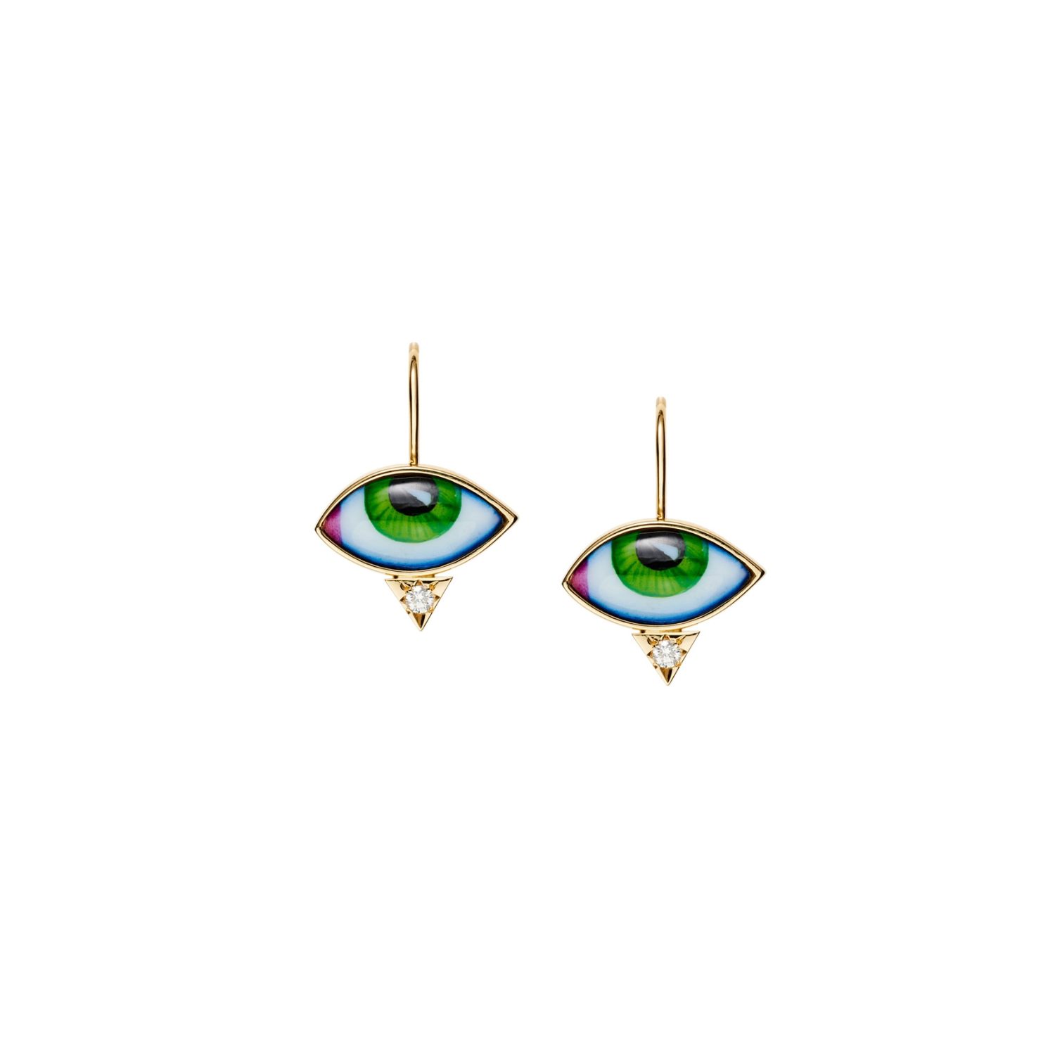 Petit Vert Diamond Earrings