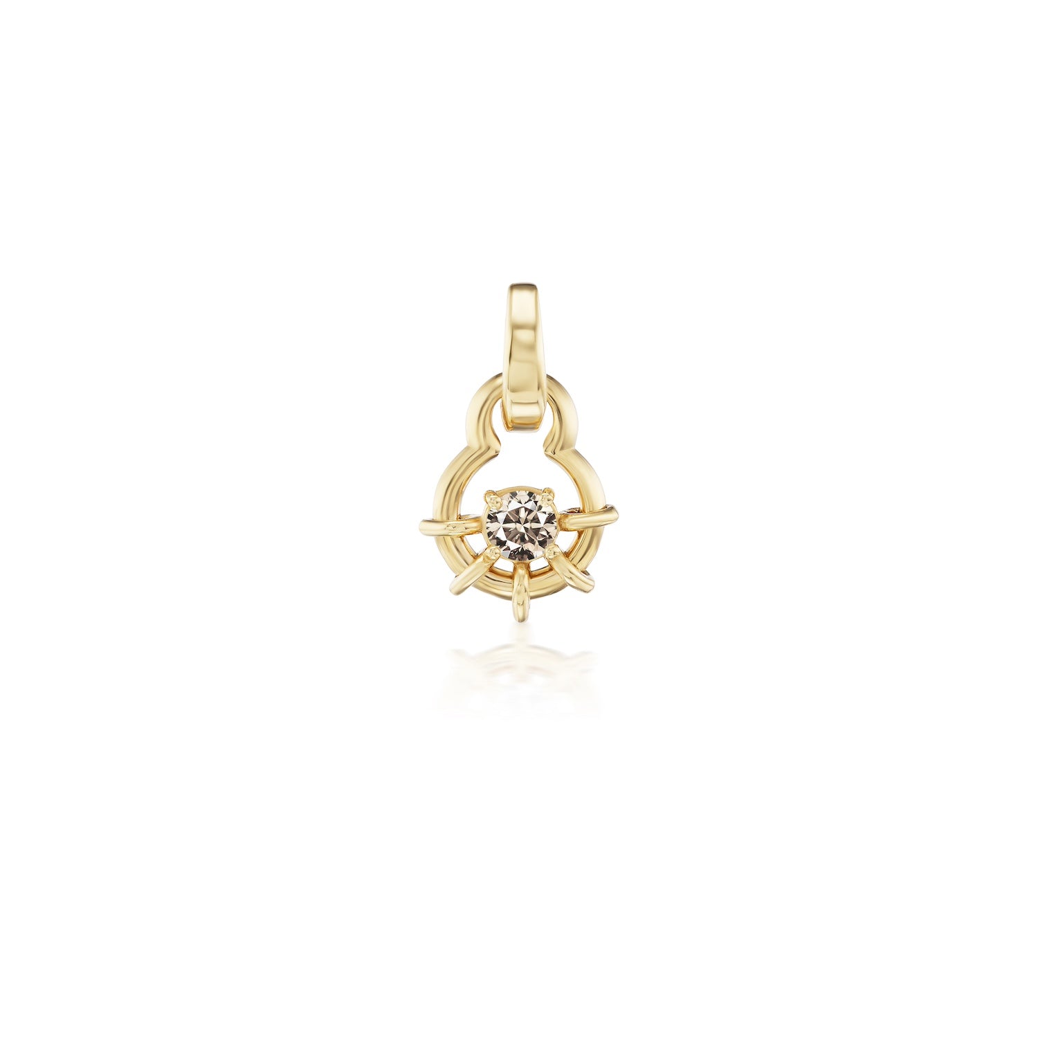 Champagne Diamond Louise Charm